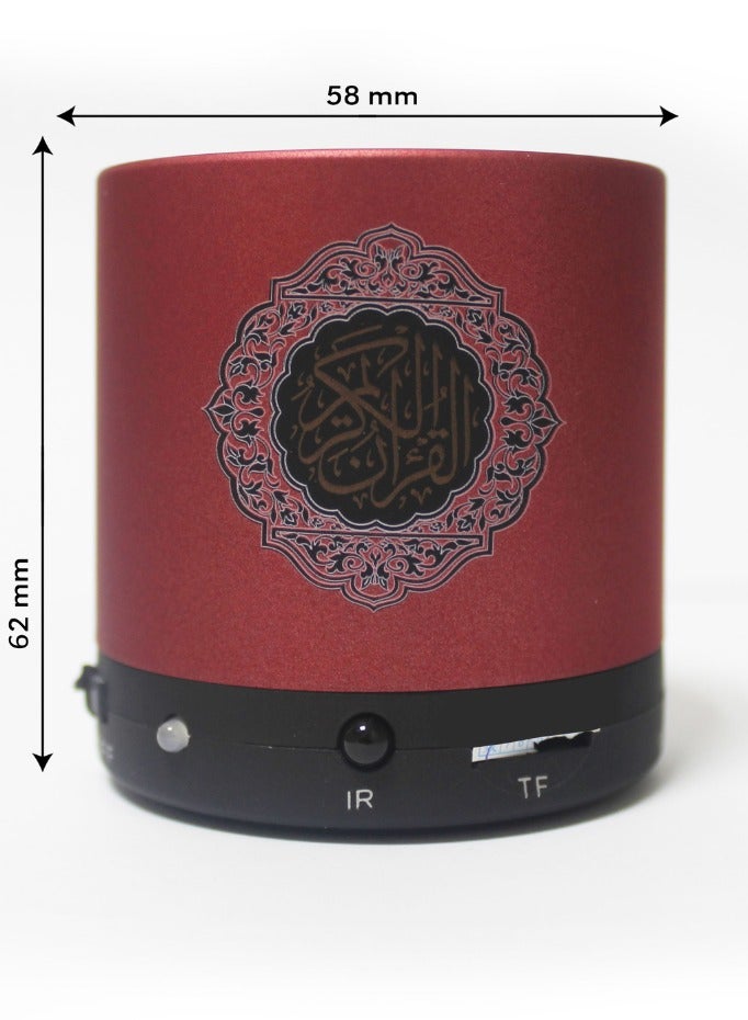 SUNDUS Quran Speaker 8GB with Remote Control – Famous Reciters, Translation & Audio Tafsir, Silver - Image 5